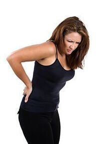 lombalgia in una donna con osteocondrosi