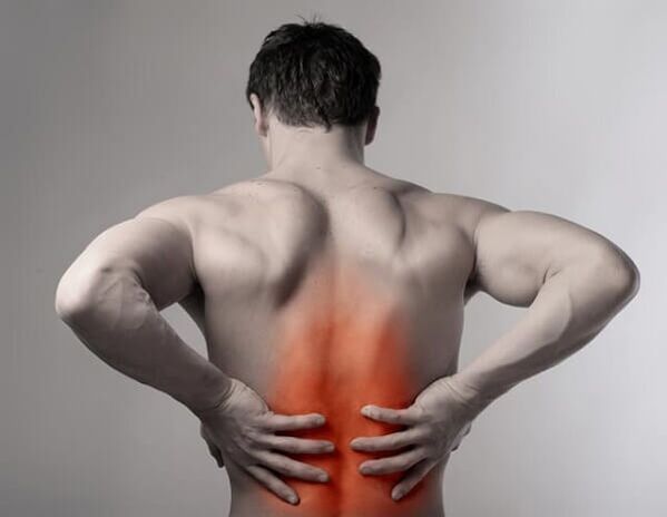 mal di schiena dovuto all'osteocondrosi spinale